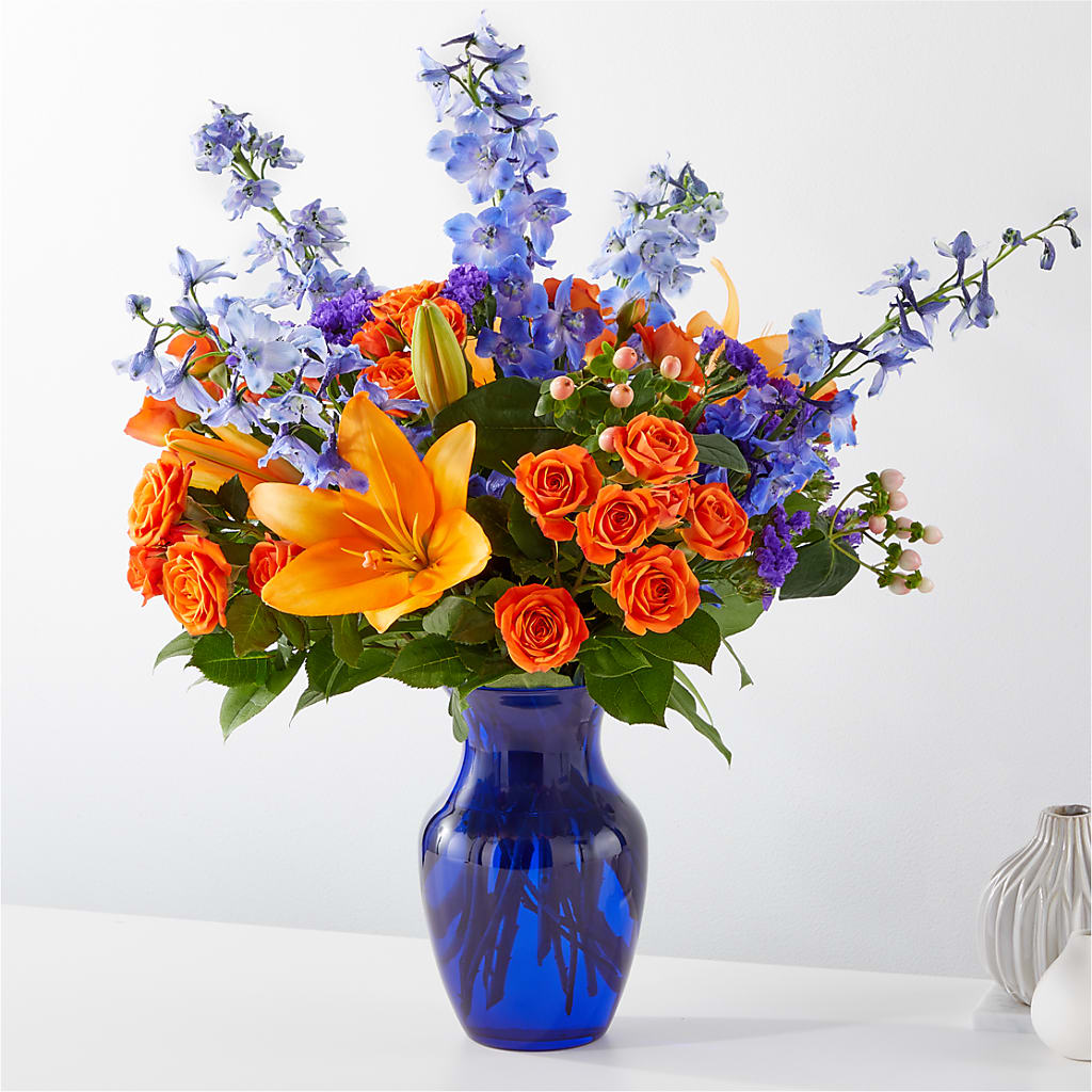 Radiant Citrus Bouquet – Miles Of Flowers, Dothan AL
