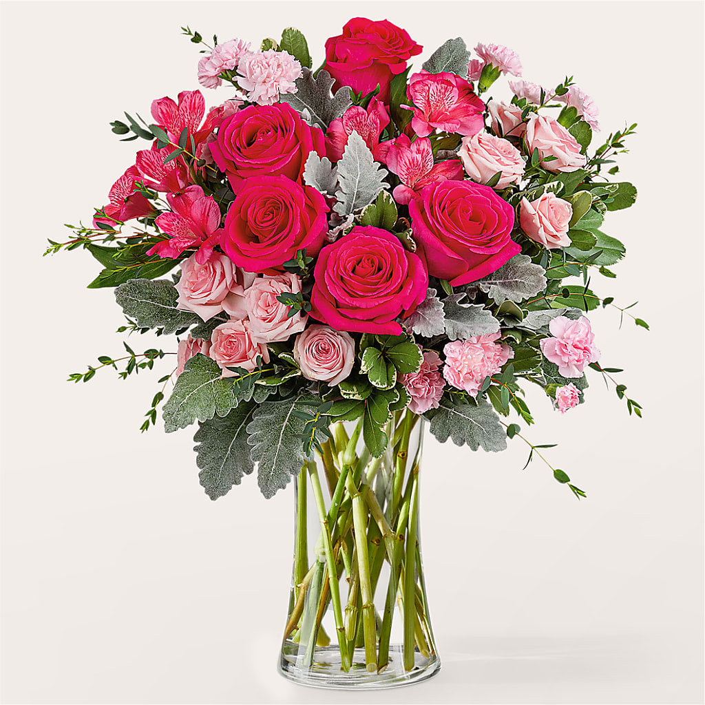 Tickled Pink Bouquet – Miles Of Flowers, Dothan AL