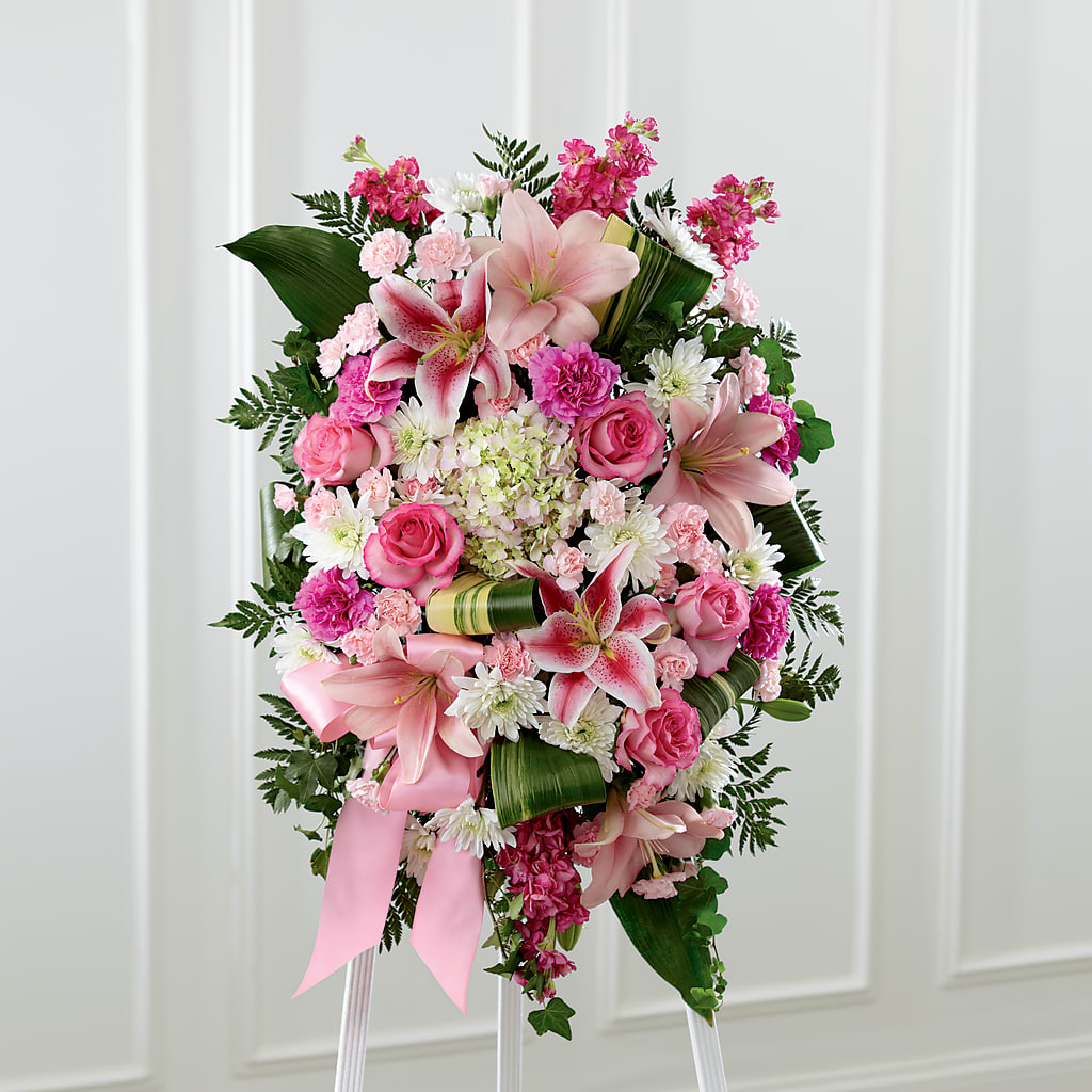 Comforting Standing Spray – Miles Of Flowers, Dothan AL