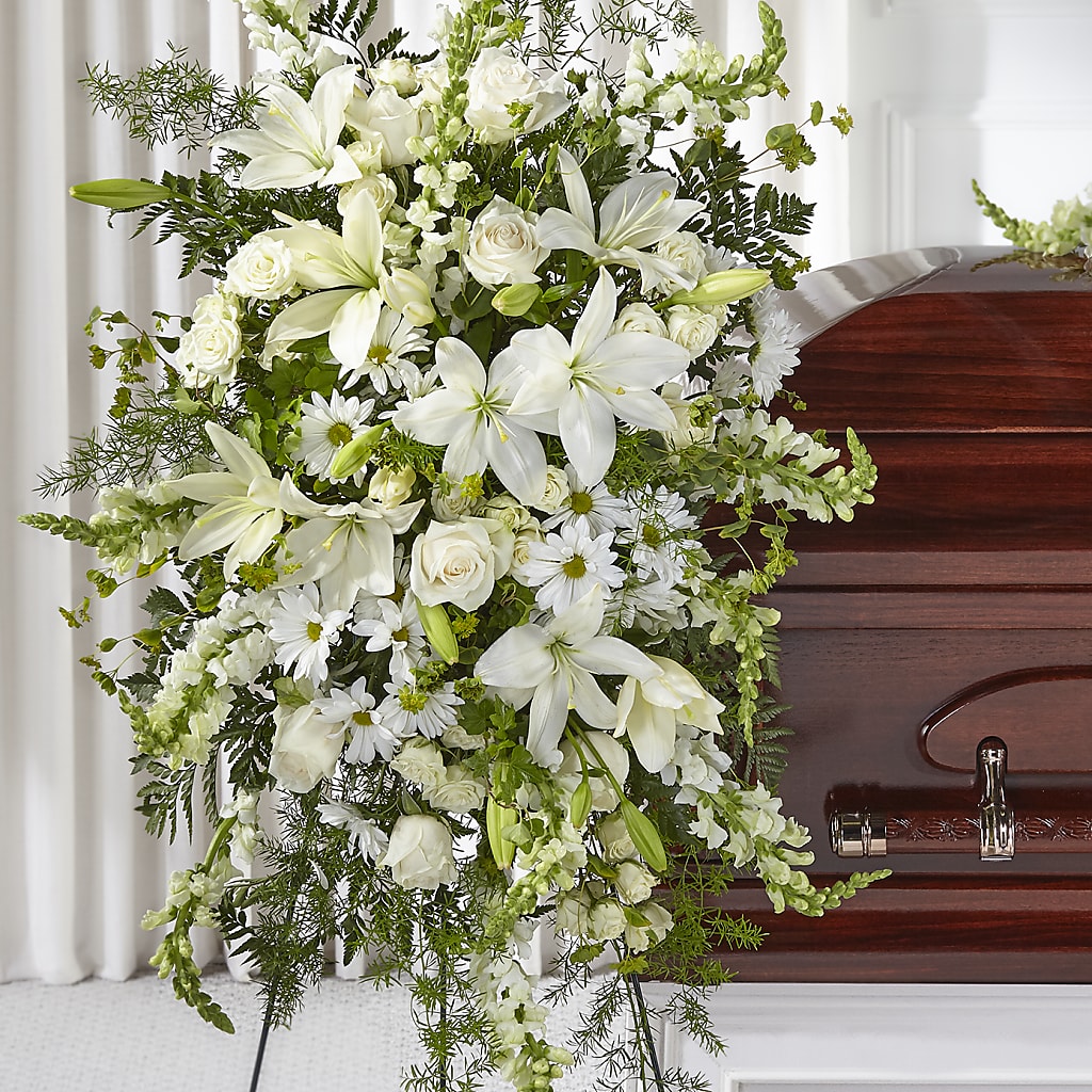Loving Thoughts Standing Spray – Miles Of Flowers, Dothan AL