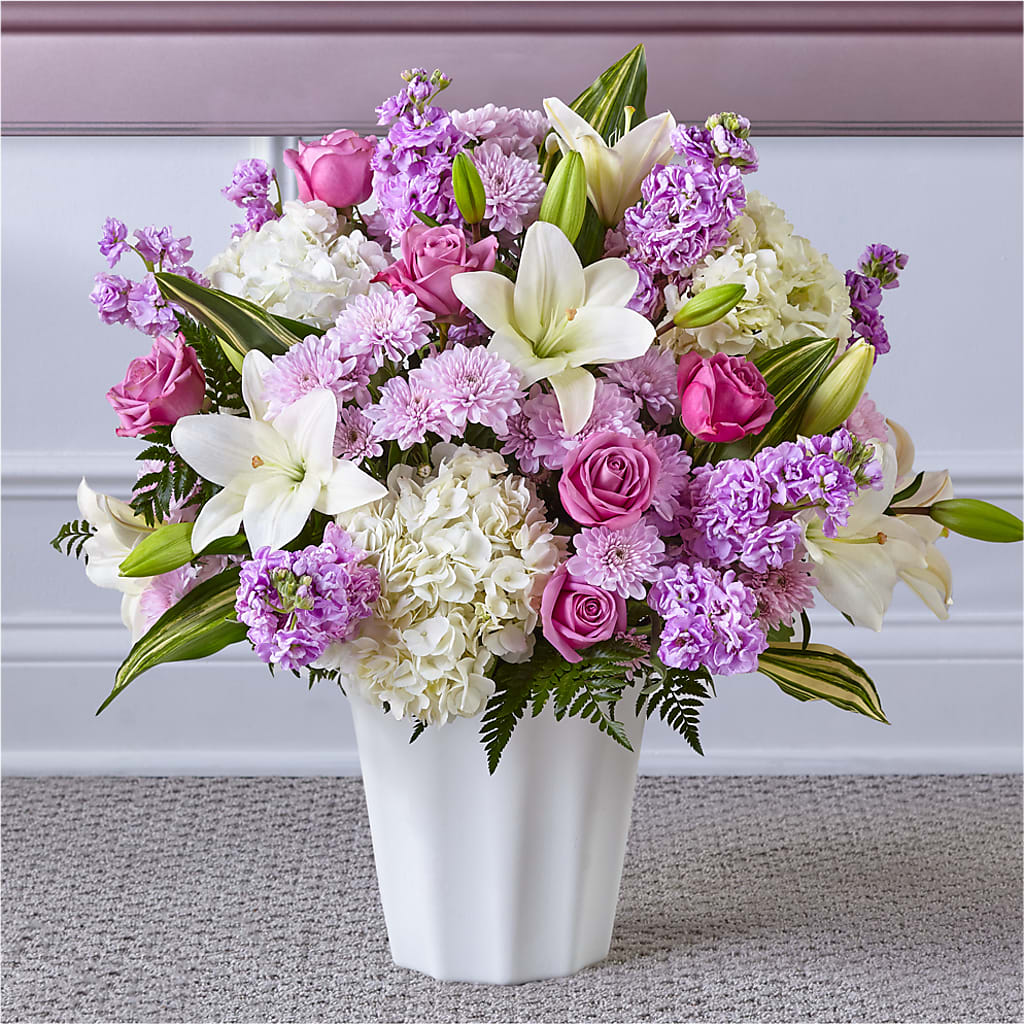 Heaven Sent Floor Basket – Miles Of Flowers, Dothan AL