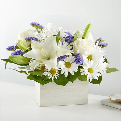 Beyond Blue Box Bouquet –  Miles Of Flowers, Dothan AL