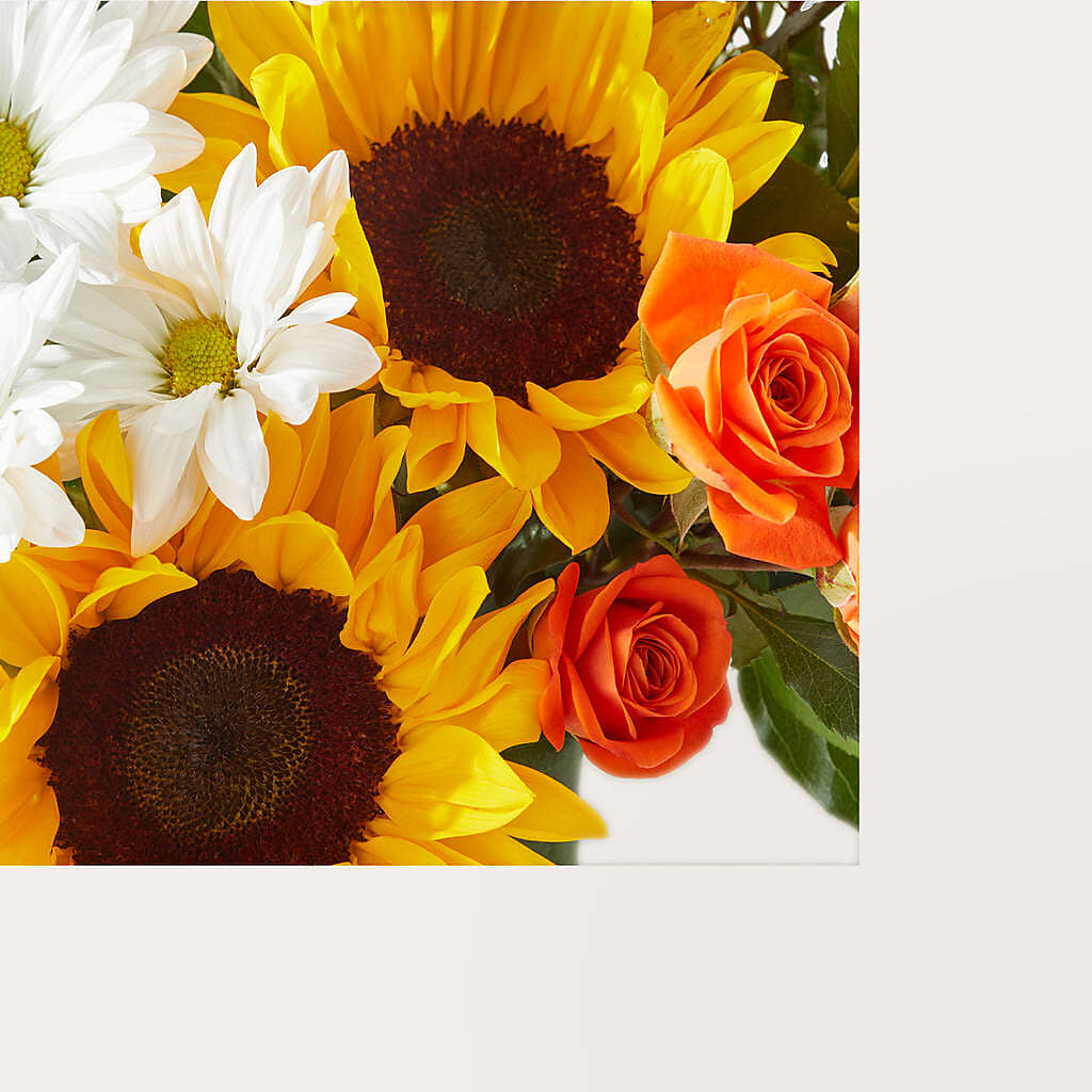 Sun-drenched Blooms Box Bouquet –  Miles Of Flowers, Dothan AL