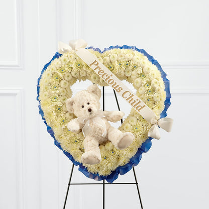 Precious Child Standing Heart –  Miles Of Flowers, Dothan AL