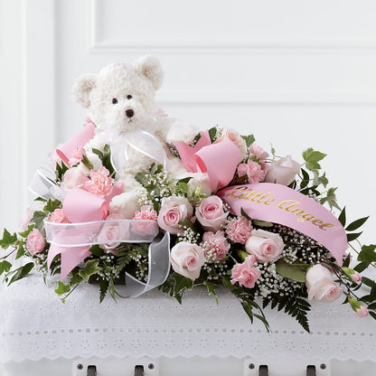 Touch of Sympathy Casket Spray –  Miles Of Flowers, Dothan AL
