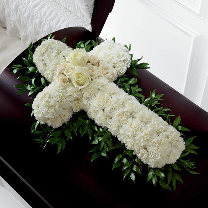 Peaceful Memories Casket Spray (Standard) –  Miles Of Flowers, Dothan AL