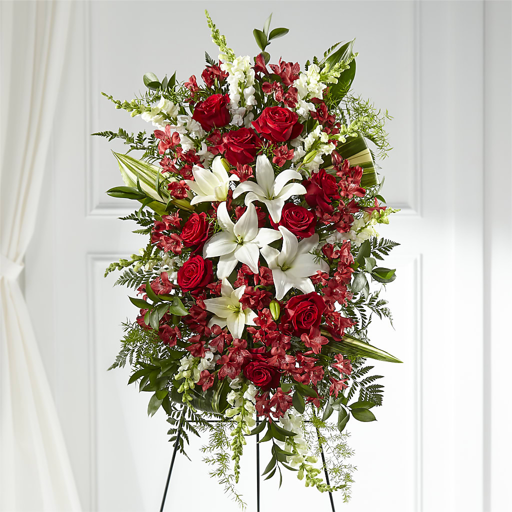 Everlasting Memory Standing Spray –  Miles Of Flowers, Dothan AL