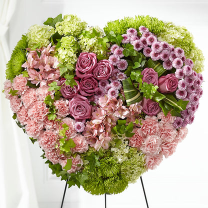Heartwarming Standing Heart –  Miles Of Flowers, Dothan AL