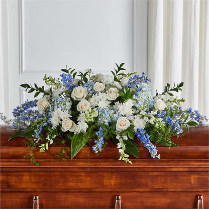 Timeless Essence Casket Spray –  Miles Of Flowers, Dothan AL