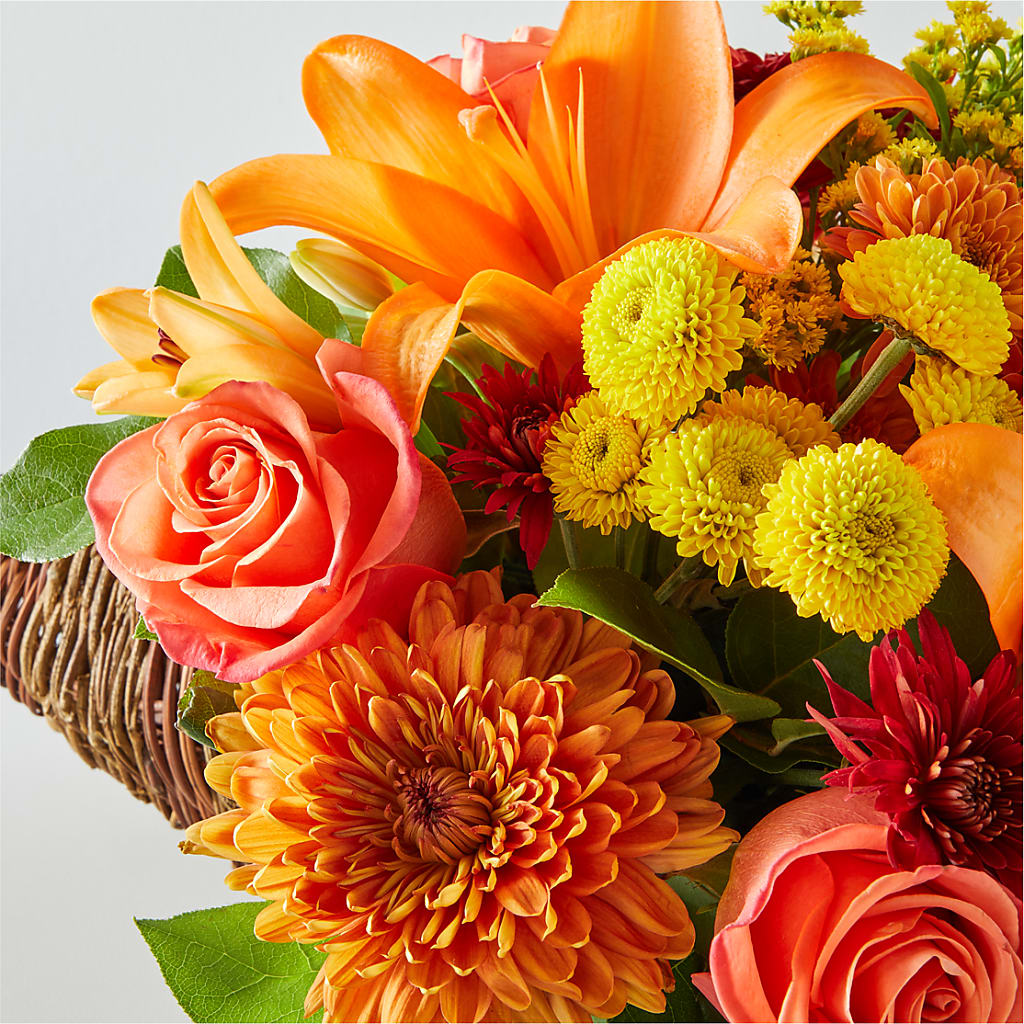 Bouquet of Blessings Cornucopia –  Miles Of Flowers, Dothan AL