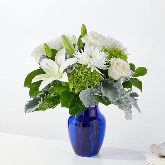 Snowy Dreams Bouquet –  Miles Of Flowers, Dothan AL